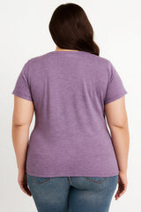 Pretty Girl Trip Letter Print Women Slogan Plus Size T-Shirt