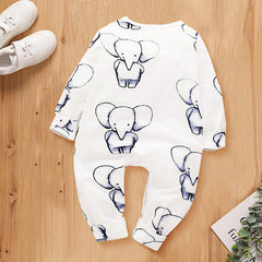 Lovely Elephant Printed Jumpsuit
