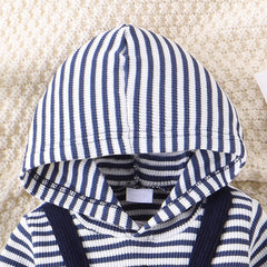 Combinaison bébé à manches longues imprimée ours élégant