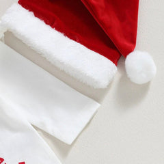 3PCS Sweet Christmas Printed Long Sleeve Baby Set