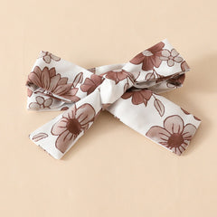 3PCS Pretty Floral Printed Ruffled Flare Pants Baby Set