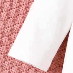 3PCS Polka Dots Printed Long Sleeve Baby Set