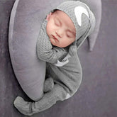 2PCS Lovely Moon Star Printed Baby Jumpsuit