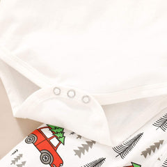 3PCS You Serious Clark Letter Printed Baby Set