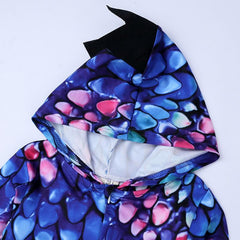 Cool Dinosaur Style Printed Hoodie Baby Jumpsuit