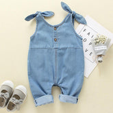 Baby/Toddler's Denim Suspender Jumpsuit