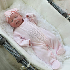 Pretty Solid Color Baby Long Sleeve Jumpsuit