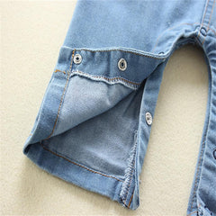 Baby/Toddler's Denim Suspender Jumpsuit