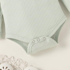 2PCS Lovely Floral Printed Baby Set