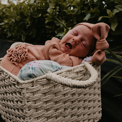 2PCS Cute Solid Color Baby Long Sleeve Jumpsuit