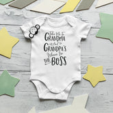 Take Me To Grandma And Grandpa's Where Letter Printed Baby Romper