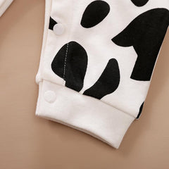 Cartoon Pattern Milk Cow Jumpsuit