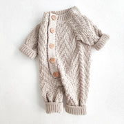 2PCS Angelic Newborn Solid Color Baby Jumpsuit