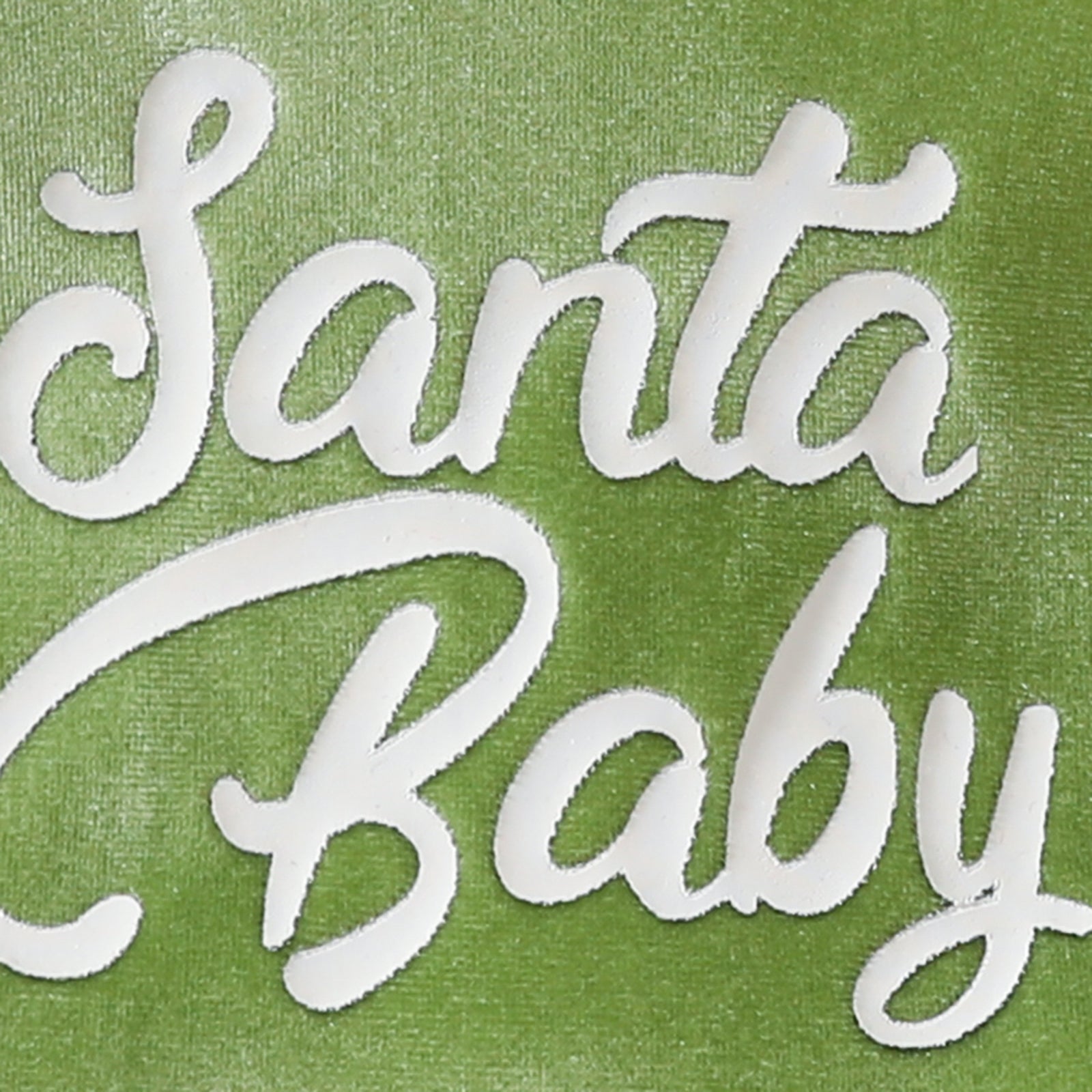 Jupe de noël pour bébé fille, 2 pièces, lettres imprimées du père noël
