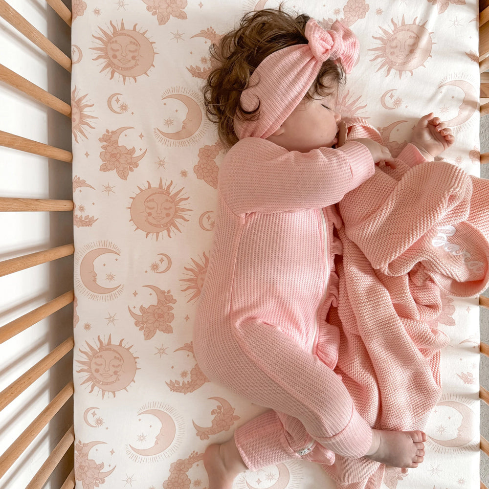 2PCS Solid Color Long Sleeve Ruffle Zipper Baby Jumpsuit