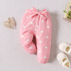 Ensemble bébé à manches longues imprimé lettre fille papa 3 pièces