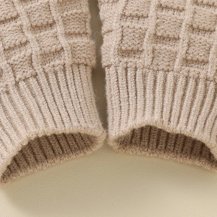 Combinaison bébé sans manches en tricot de couleur unie angélique 2 pièces