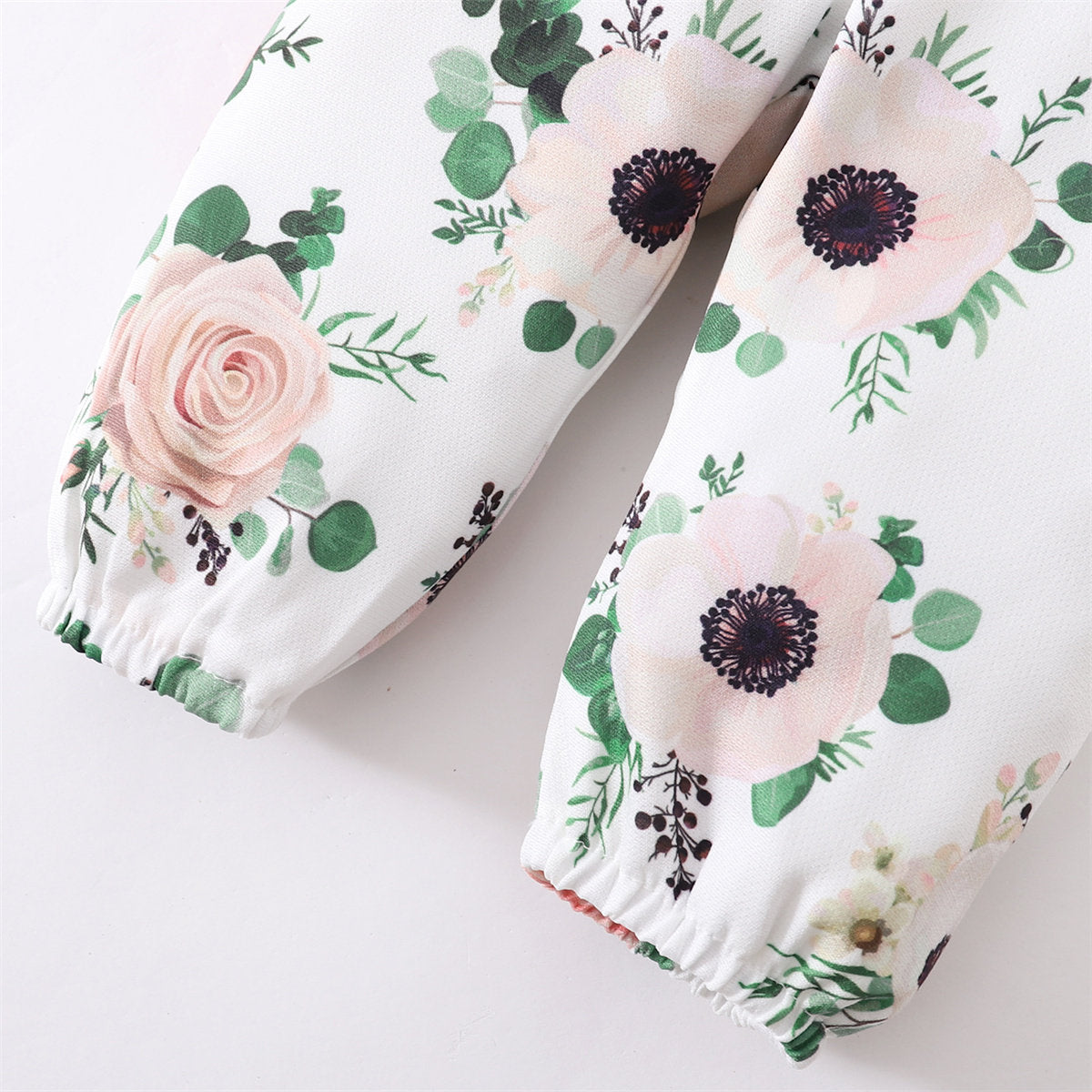 3PCS I Got It From My Letter Floral Printed Baby Set