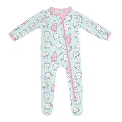 Dental Zippered Footie Romper
