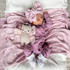 Classic Solid Color Ruffle Decor Long Sleeve Baby Jumpsuit