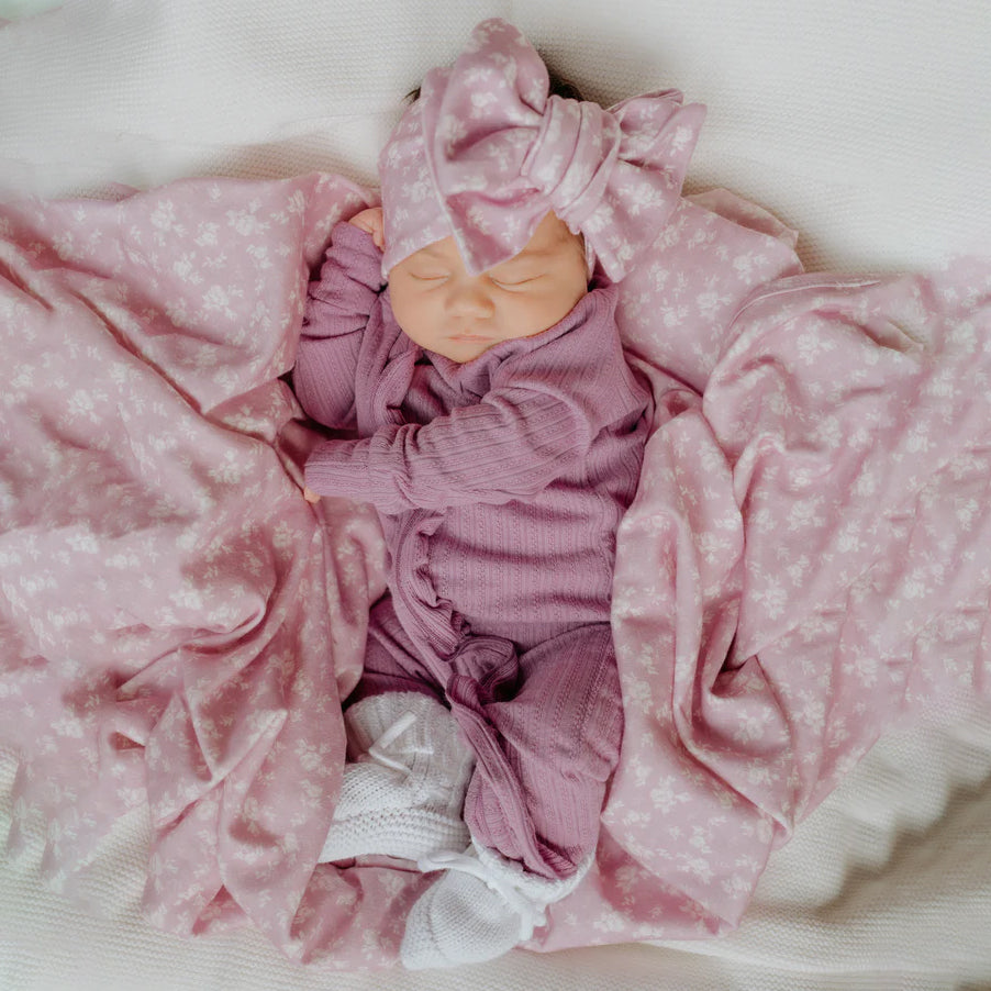 Classic Solid Color Ruffle Decor Long Sleeve Baby Jumpsuit