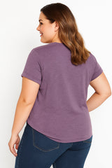 “Do you want me to be honest” Letter Print Plus Size T-Shirt