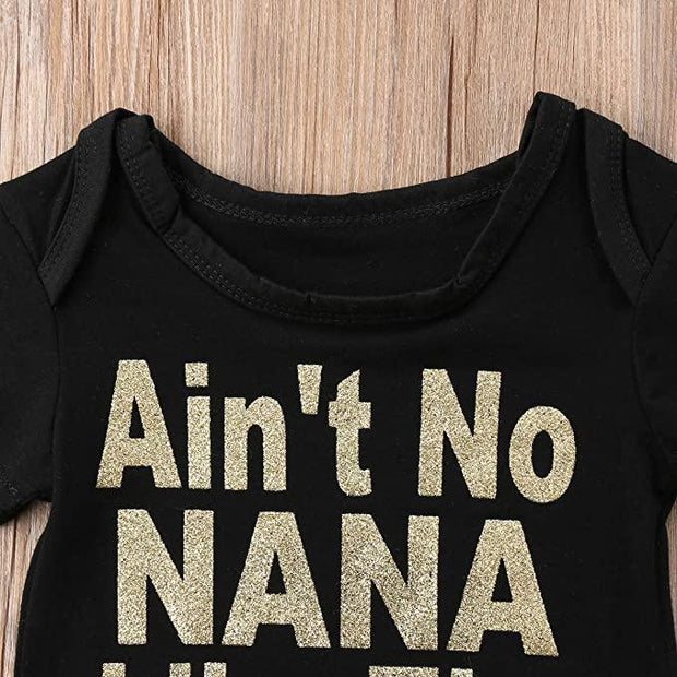 "Ain't NANA Like The ONE I GOT" Lovely Letters Printed Baby Romper