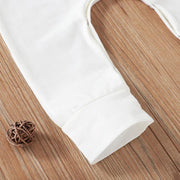 Puppy Paws Letter Printed Baby Jumpsuits