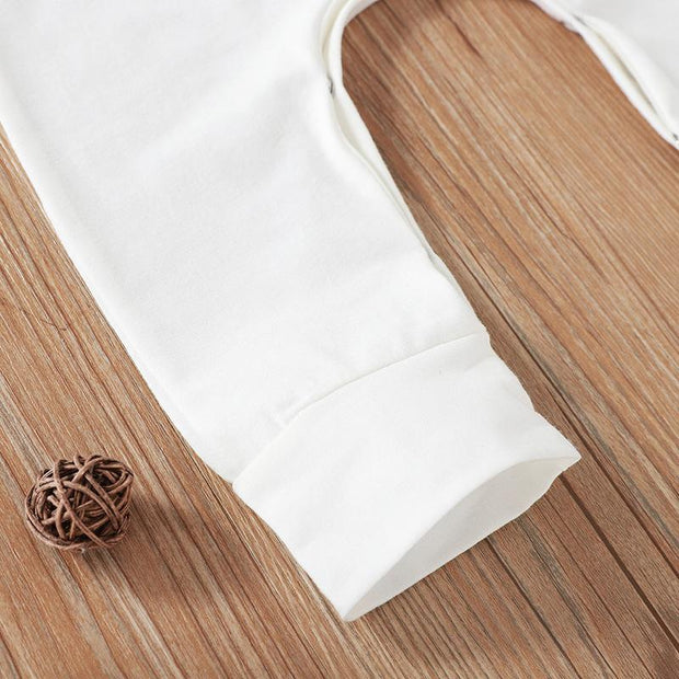 Puppy Paws Letter Printed Baby Jumpsuits