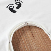 Puppy Paws Letter Printed Baby Jumpsuits