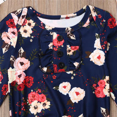 2PCS Lovely Floral Printed NewBorn Baby Sleeping Bag