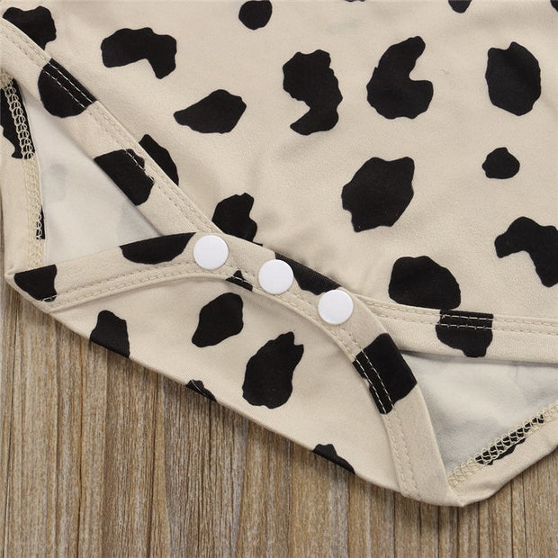 3PCS Cool Leopard Printed Baby Set