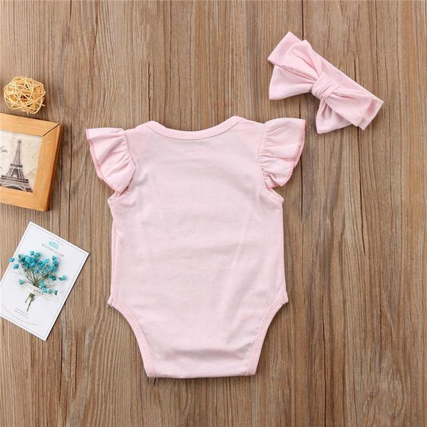 Grandma's Little Peanut Elephant Printed Baby Romper