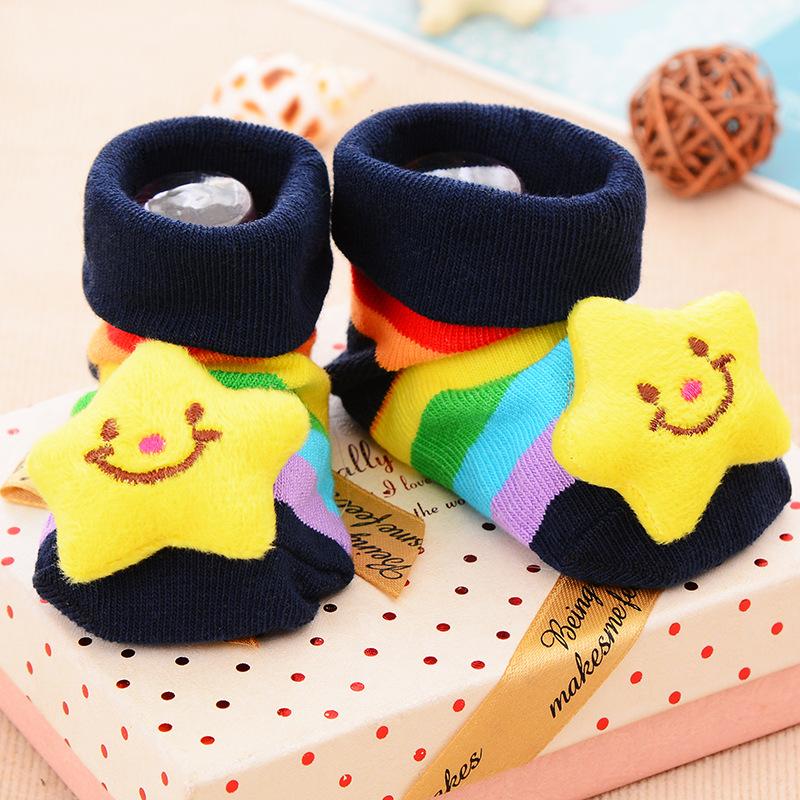 1 Pair Cute Animal Printed Newborn Infant Baby Soft Socks