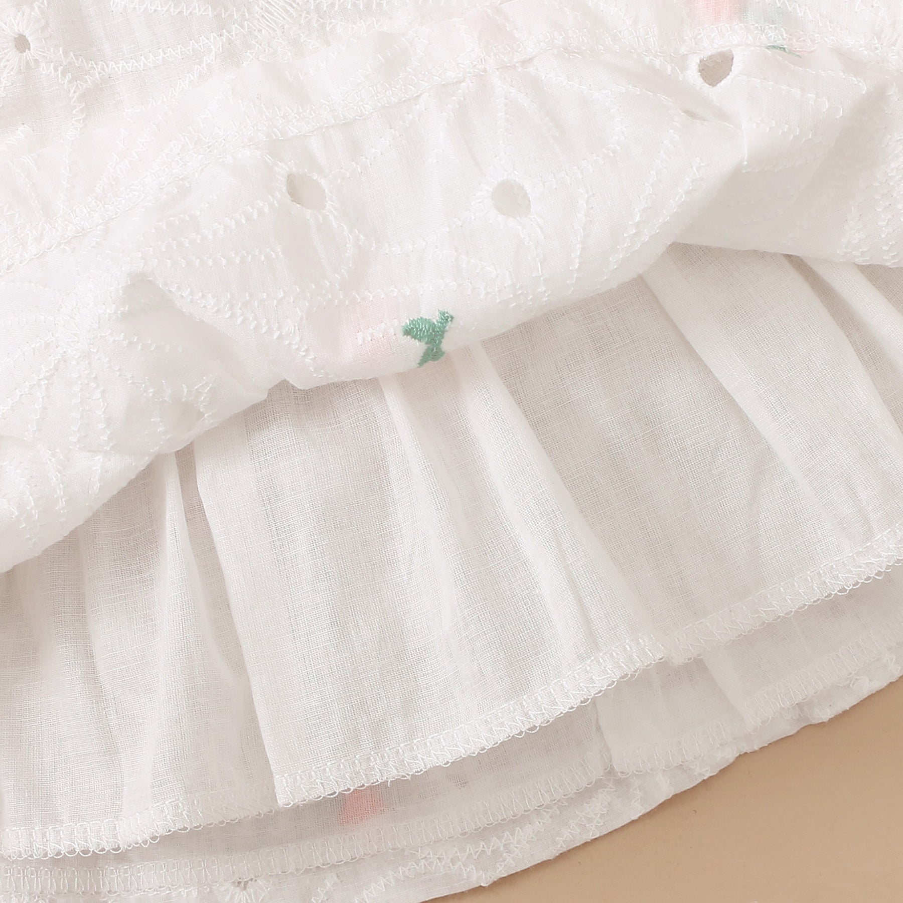 Conjunto de bebê com estampa floral adorável 3 peças