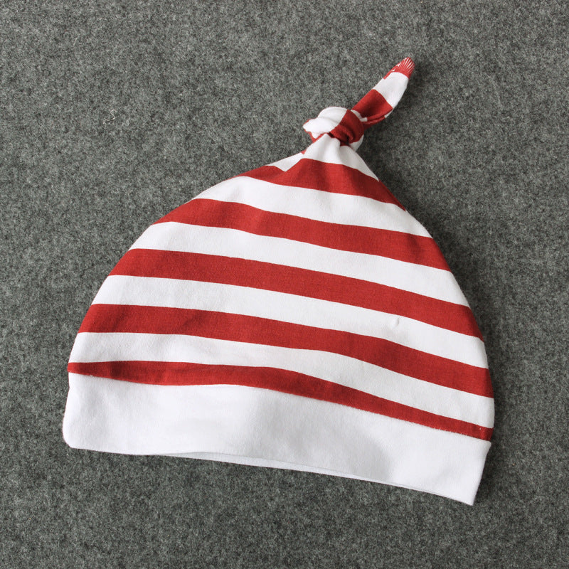 Ensemble 3 pièces pour bébé avec lettres imprimées à rayures de Noël, meilleur cadeau de tous les temps