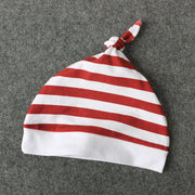 3PCS Best Gift Ever Letter Christmas Stripe Printed Baby Set