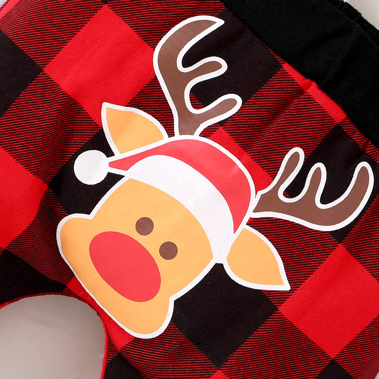 Ensemble bébé imprimé 3 pièces Lovely My 1st Christmas Elk