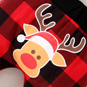 3PCS Lovely My 1st Christmas Elk Printed Baby Set