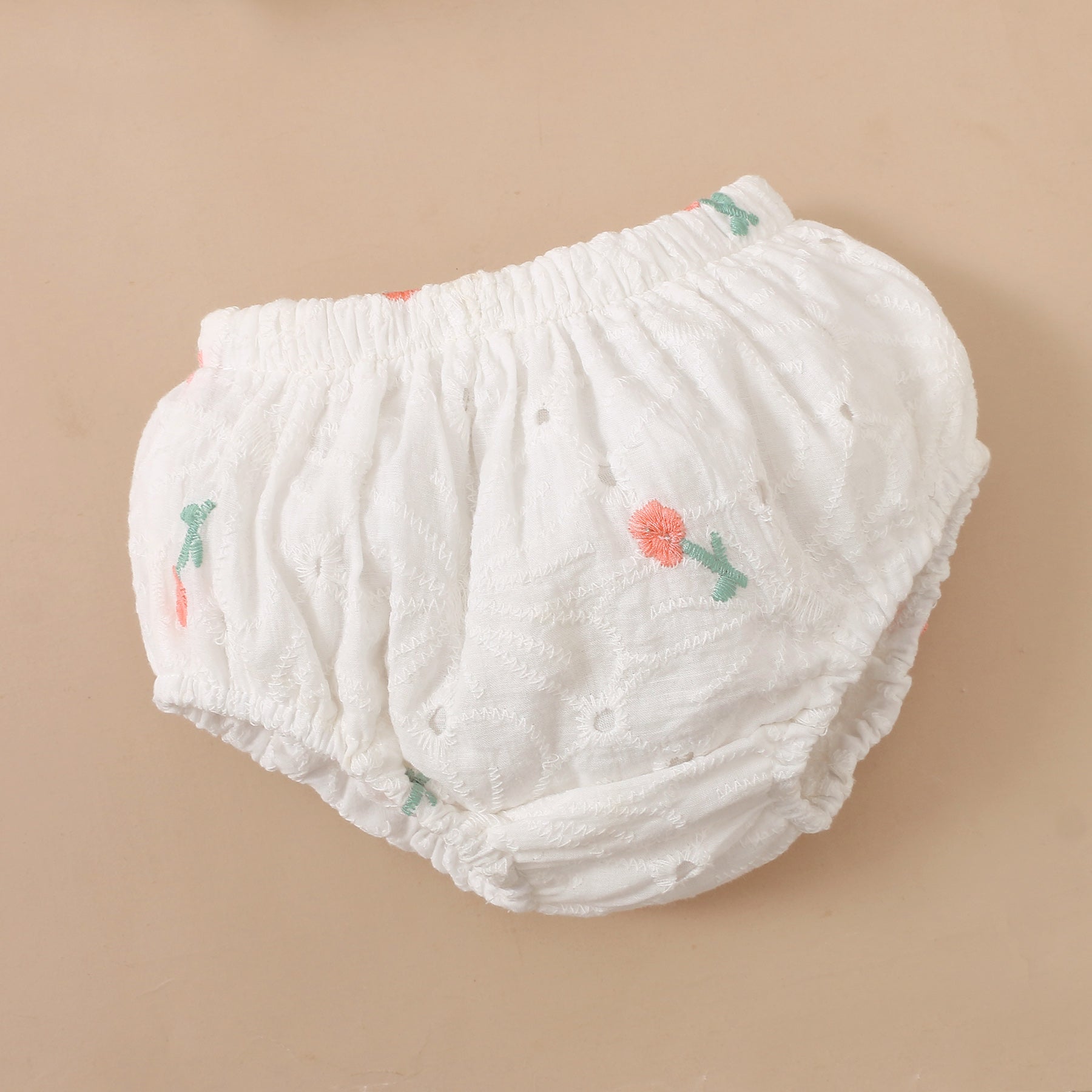 Conjunto de bebê com estampa floral adorável 3 peças