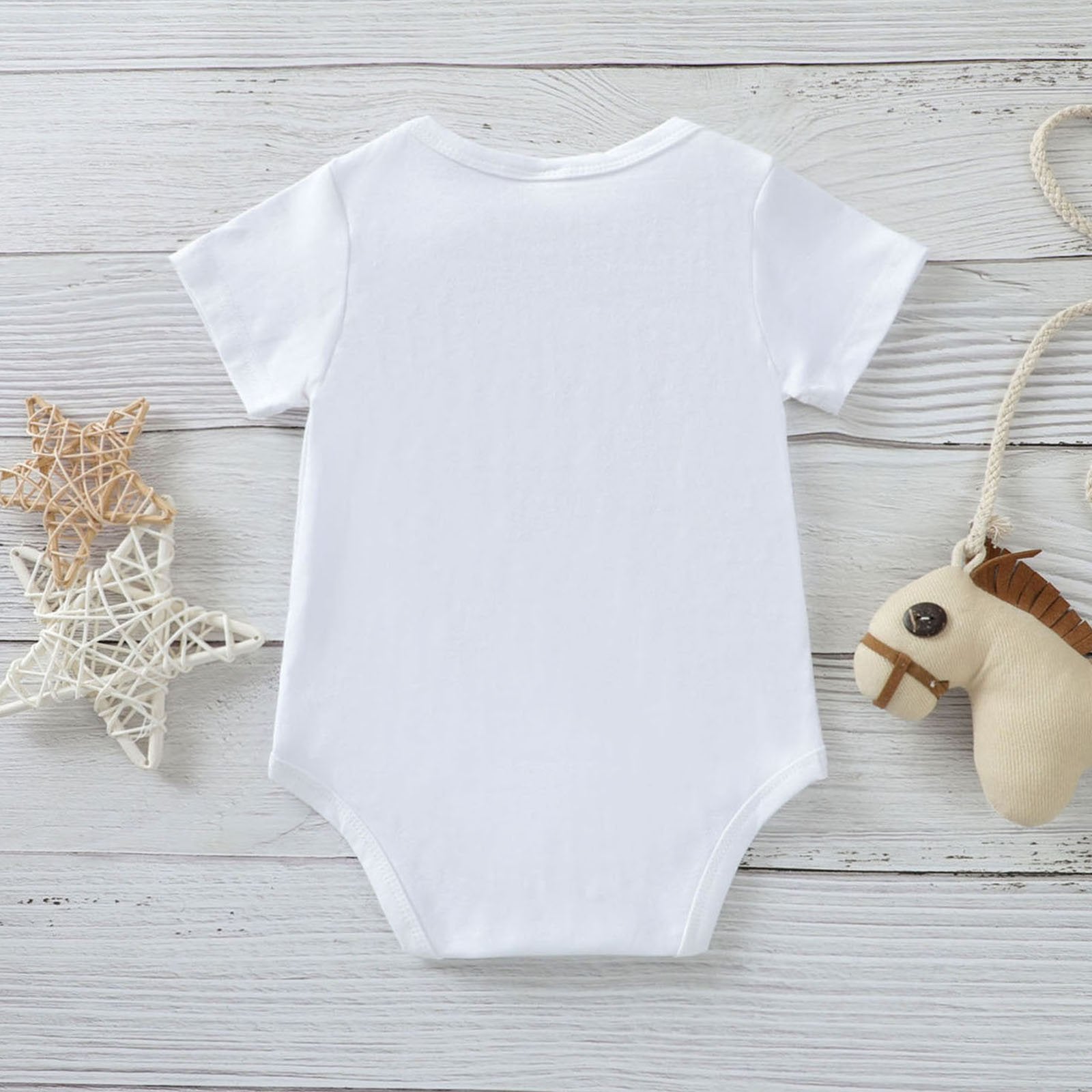 Lovely Elephant Printed Baby Romper
