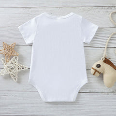 Lovely Elephant Printed Baby Romper