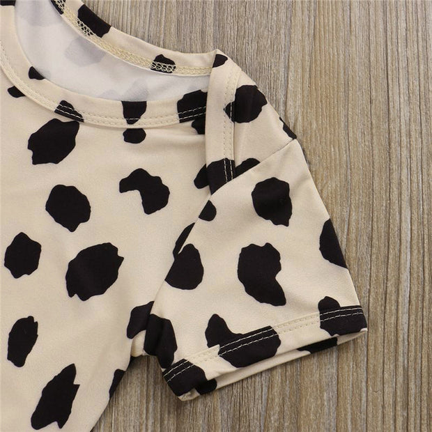 3PCS Cool Leopard Printed Baby Set