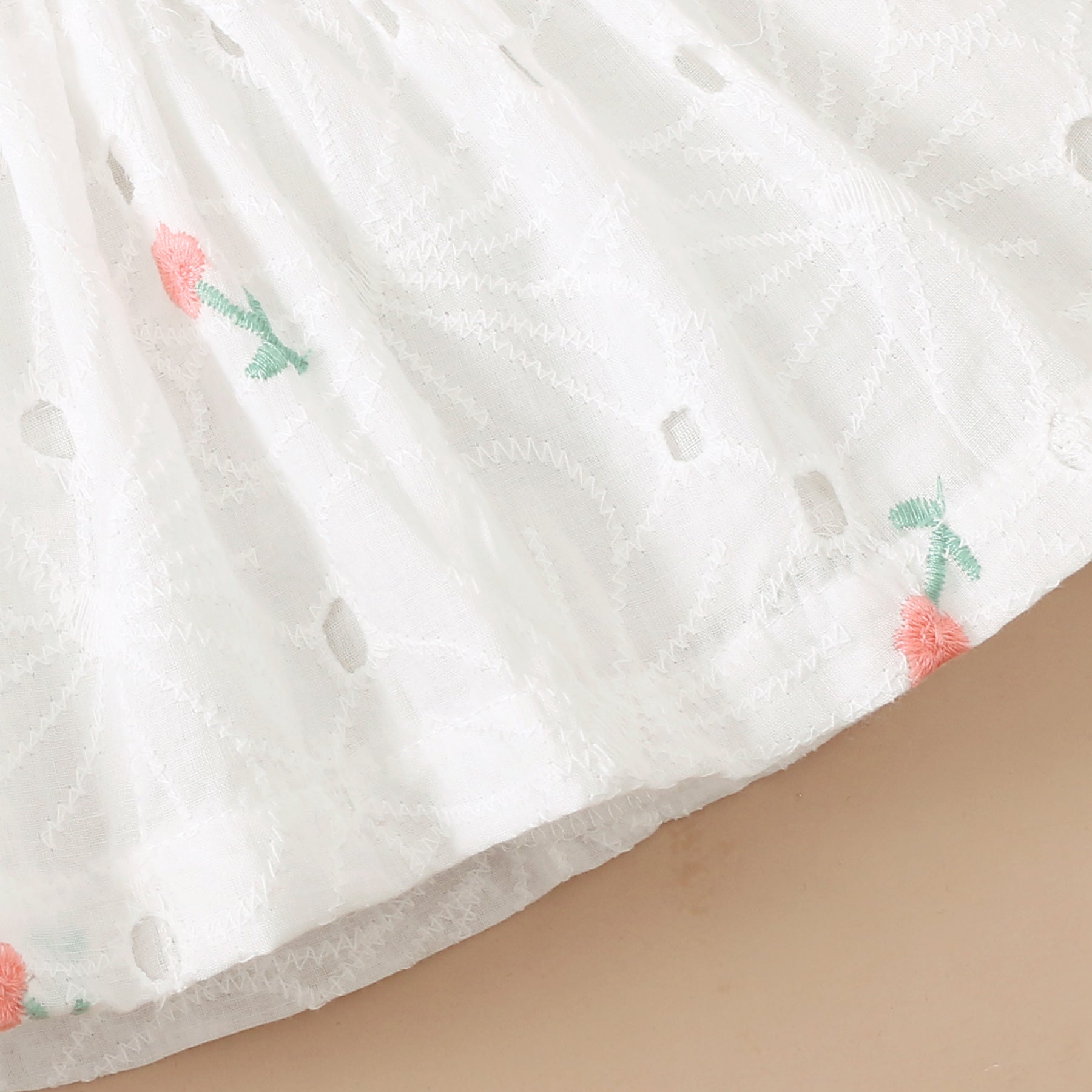 Conjunto de bebê com estampa floral adorável 3 peças