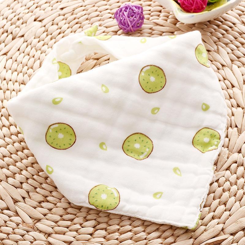 Lot de 6 adorables bavoirs en coton pour bébé