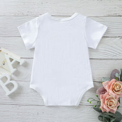 Funny Letter Printed Baby Romper