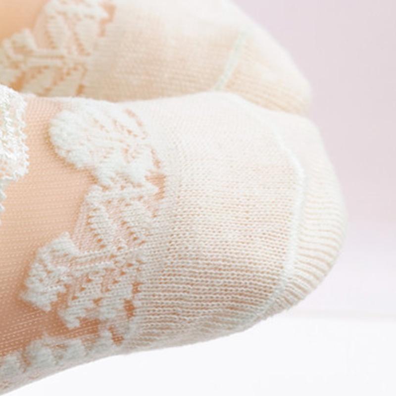 Chaussettes transparentes en dentelle bébé fille