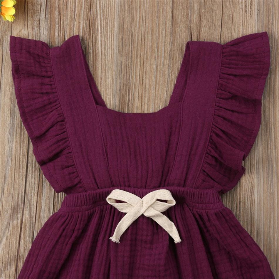 Vintage Baby Girls Ruffle Romper