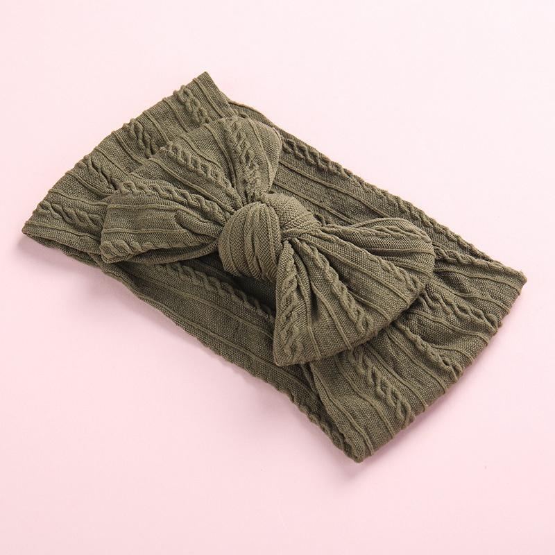 Tiara com decoração de laço para bebê menina