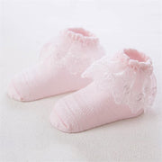 Baby Girl Lace Ruffle Socks